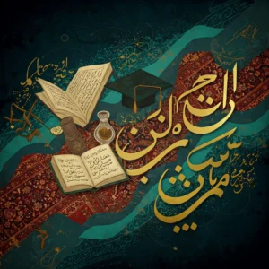 تصاویری انتزاعی که اهمیت یادگیری را برای ایرانیان نشان می‌دهد: تأکید فرهنگی، رقابت، فرصت‌ها، بدون نمایش چهره.